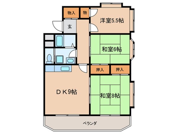 エクセルヤマヒロの物件間取画像